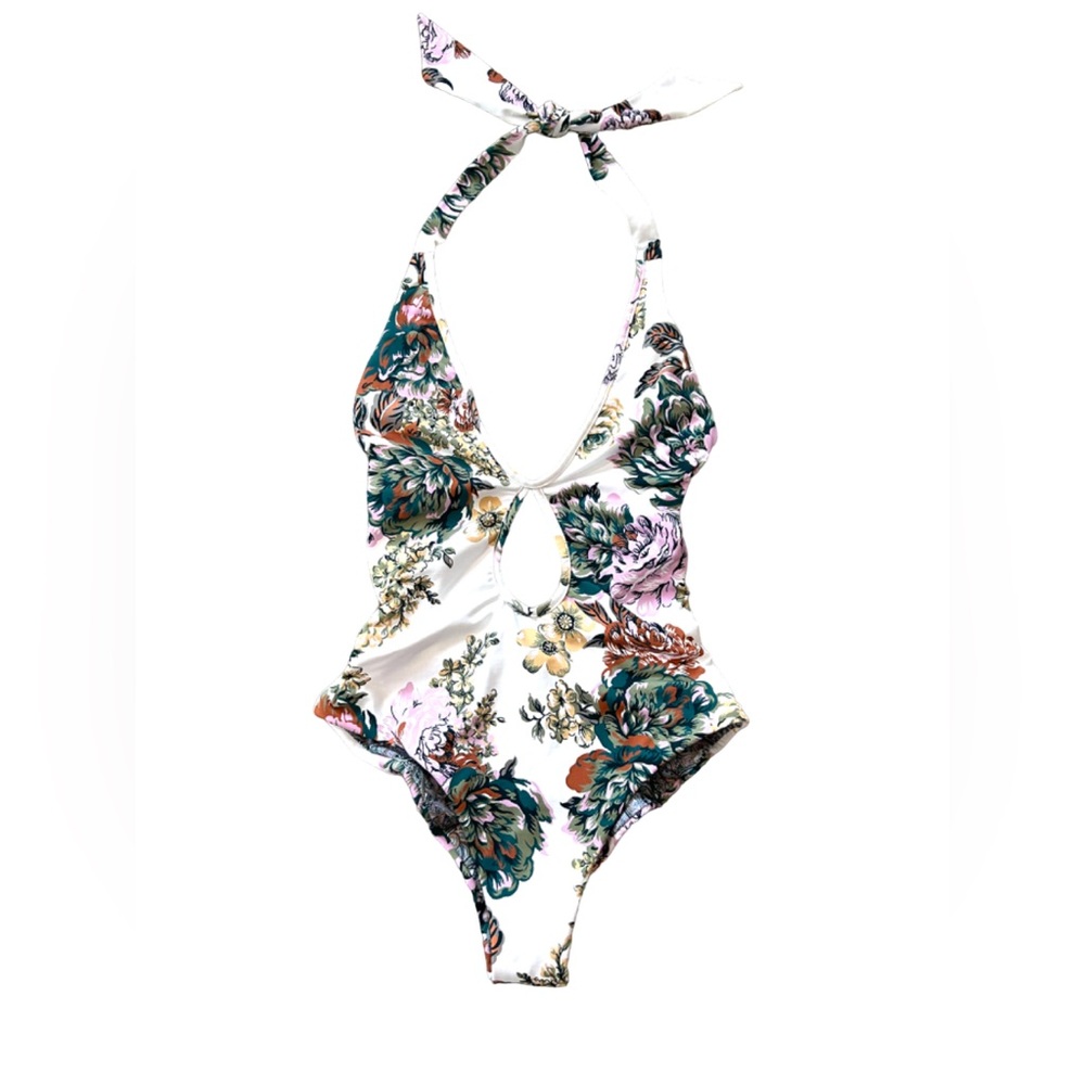 Maaji Women’s Maia swimsuit S small one piece reversible multicolor floral